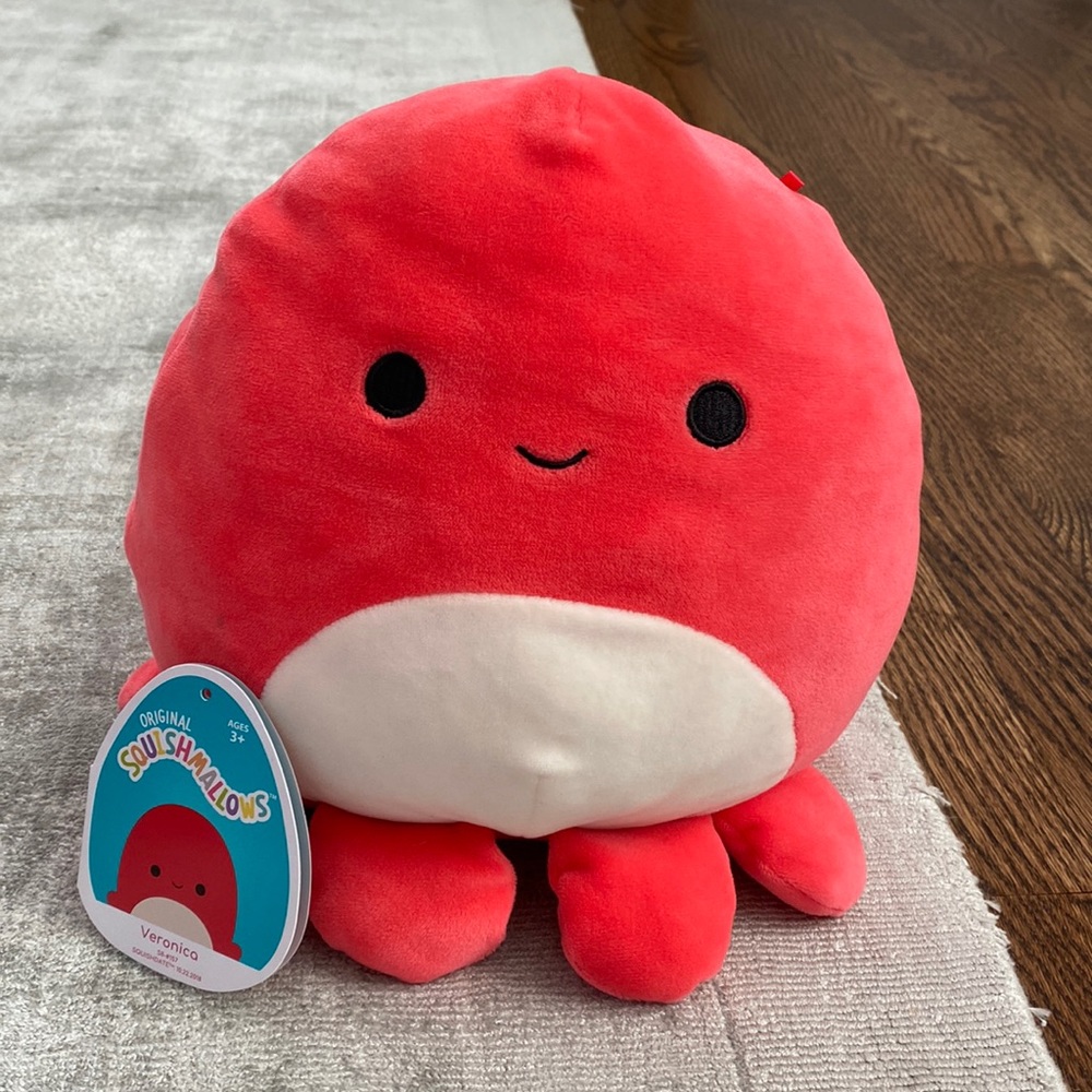 Red Squishmallow Octopus 8in